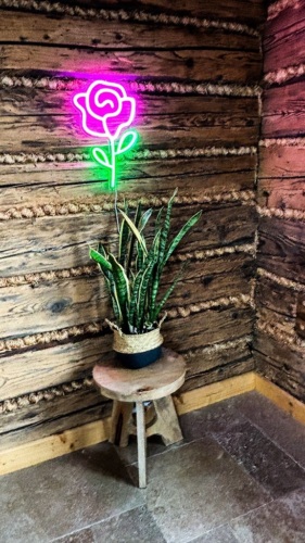 2Kids Toys LED NEON LIGHT lampička Růže