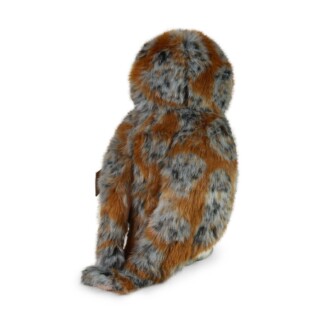 Plyšový pták sova pálená 27 cm ECO-FRIENDLY