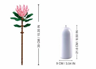 Sluban Flowers M38-B1101-03 Protea velká ve váze