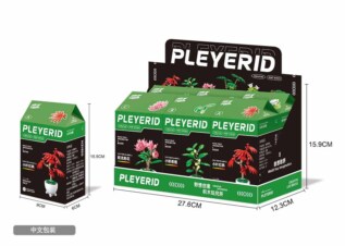 Sluban Flowers M38-B1075D Tropická rostlina v květináči