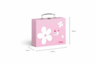 Dřevěná sada krásy v kufříku