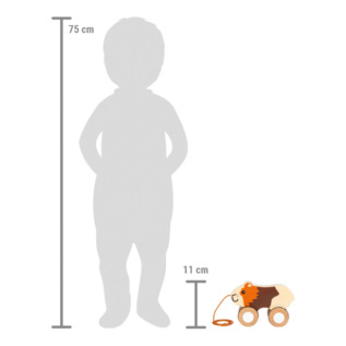 small foot Dřevěná tahací hračka Morče