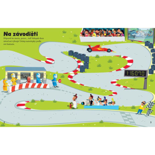 Knížka samolepková Auta