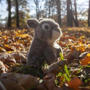 Plyšový zajíc 18 cm ECO-FRIENDLY