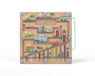 2Kids Toys Magnetická hrací deska City