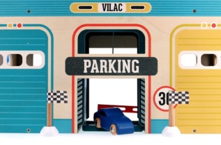 Vilac Dřevěná vintage garáž Vilacity