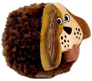 2Kids Toys Dřevěná magnetka velká pompon Pes