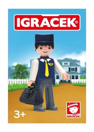 efko Igráček Pošťák - figurka s příslušenstvím - výprodej