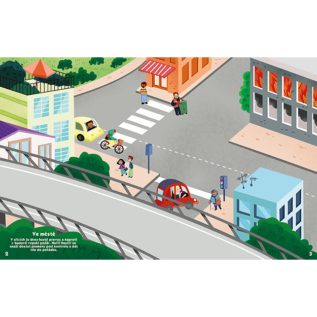 Knížka samolepková Stroje