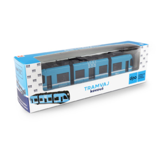 Kovová moderní tramvaj DPO Ostrava 23 cm