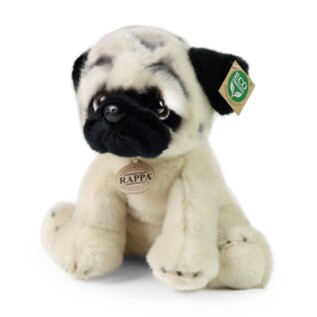Plyšový pes mops 30 cm ECO-FRIENDLY