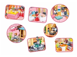 Sluban Girls Dream M38-B1017 Dům se sakurou