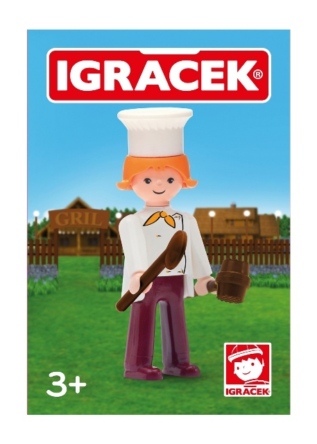 efko Igráček Kuchařka - figurka s příslušenstvím - výprodej