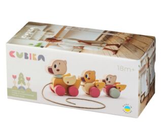 CUBIKA Pastel 15979 Tahací kačenky dřevěné