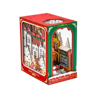 2Kids Toys 3D skládačka Zarážka na knihy Bílé Vánoce