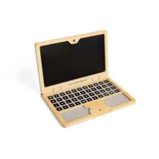 Bigjigs Toys Dřevěný magnetický notebook