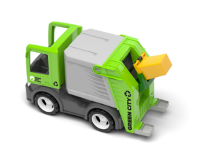 ECO MultiGO City 2+1 - Igráček, popelářské auto, popelnice