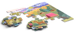 KukiKuk® KukiKuk - Véééliké puzzle Na výletě