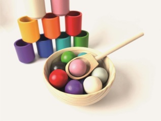 2Kids Toys Duhové kuličky a kalíšky 12 barev