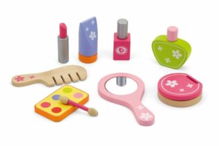 Dřevěná sada krásy v kufříku