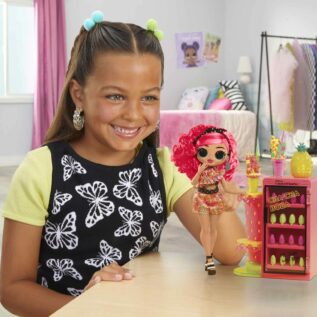 L.O.L. Surprise! OMG Nehtové studio s panenkou - Pinky Pops Fruit Shop + dárek zdarma