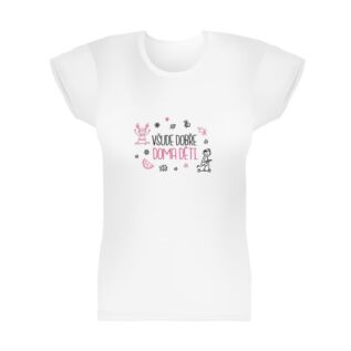 Dámské tričko - Všude dobře, doma děti, vel. M