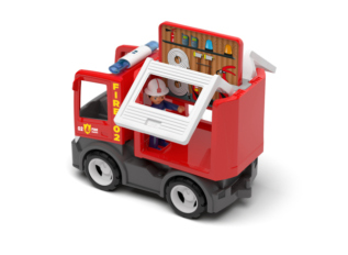 efko MultiGO Fire - Multikorbička s hasičem - auto s Igráčkem