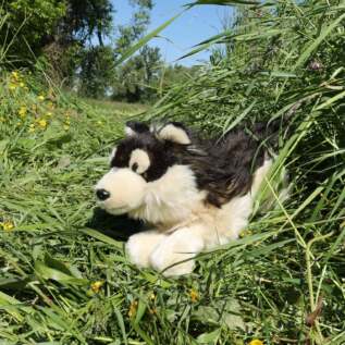 Plyšový vlk 38 cm ECO-FRIENDLY