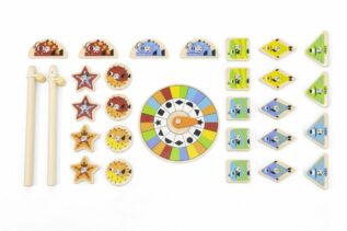 Dřevěná magnetické rybaření