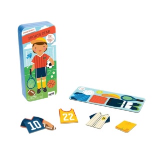 Petit Collage Magnetické puzzle Sportovec