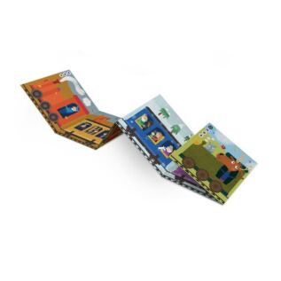 Albi kniha Leporelo Vlakem celým rokem Kouzelné čtení