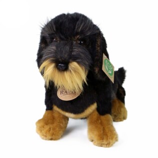 Plyšový jezevčík drsnosrstý sedící 30 cm ECO-FRIENDLY