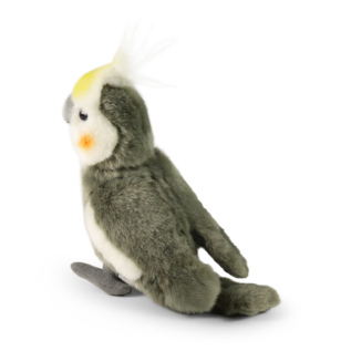 Plyšový papoušek korela chocholatá 20 cm ECO-FRIENDLY