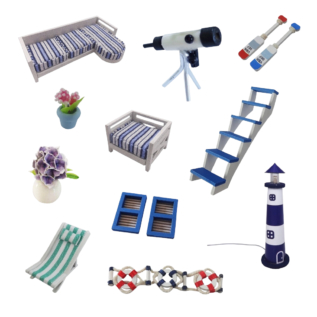 2Kids Toys miniatura domečku U Modrého pobřeží