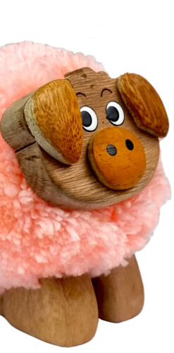 2Kids Toys Dřevěná figurka XL pompon Prase