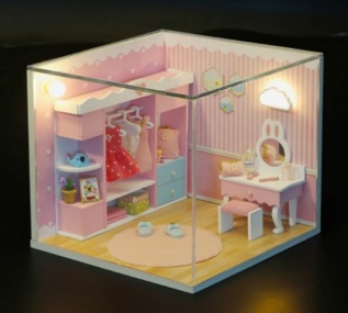 2Kids Toys miniatura domečku Roztomilá šatna