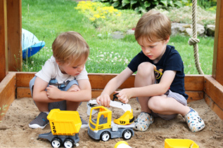 ECO MultiGO Build set - figurky Igráčků stavbařů s auty