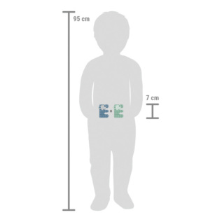 small foot Dřevěné písmeno E