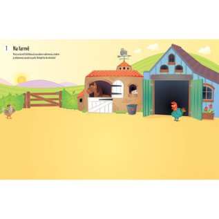 Knížka samolepková Traktory