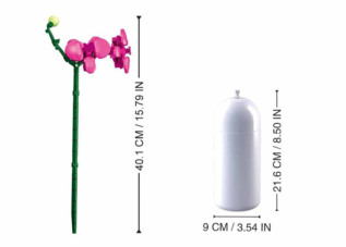 Sluban Flowers M38-B1101-12 Orchidej ve váze