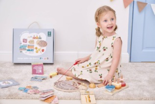 Dřevěné aktivity 6 kusů 24-36 měsíců