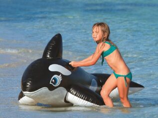 Nafukovací hopsadlo kosatka 193 x 119 cm