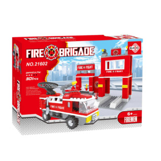Kompatibilní stavebnice BLOXO hasiči stanice 260 ks