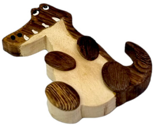 2Kids Toys Dřevěná magnetka velká Krokodýl