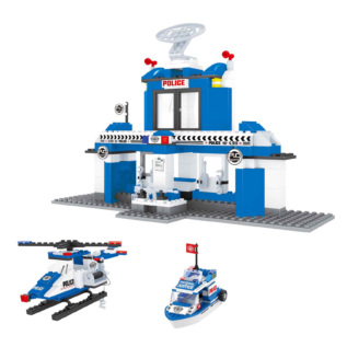 Kompatibilní stavebnice BLOXO policie stanice 370 ks