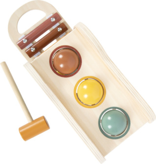 small foot Xylofon a zatloukačka 2 v1 Safari