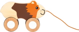 small foot Dřevěná tahací hračka Morče