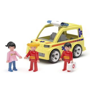 efko Igráček MultiGO Trio Rescue - figurky záchranáři se sanitkou
