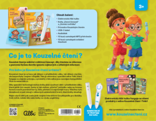 Albi tužka 2.0 + 2 knihy Kouzelné čtení (Denní činnosti, Domácí zvířátka)