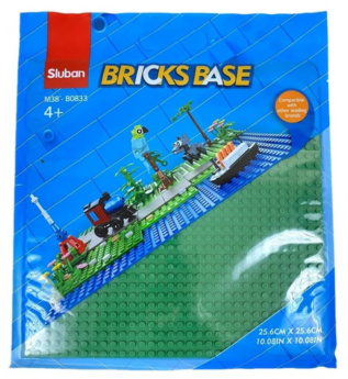 Sluban Bricks Base M38-B0833C Základová deska 32x32 zelená